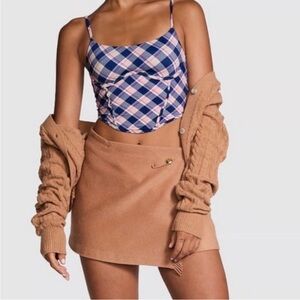 🥳Victoria's Secret PINK The Cinched Micro Corset Top